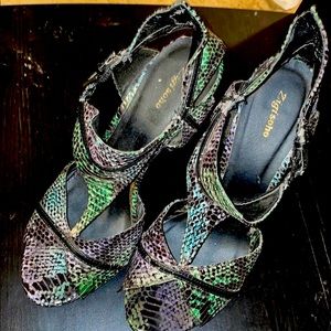 Snakeskin Heels